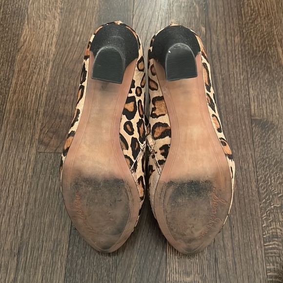 Sam Edelman Leopard Black Sparkle Booties - Picture 5 of 6